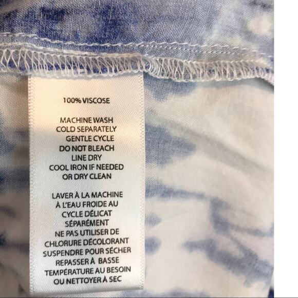 Beach Lunch Lounge Lou Lou Blue Tie Dye Dress - Picture 12 of 12